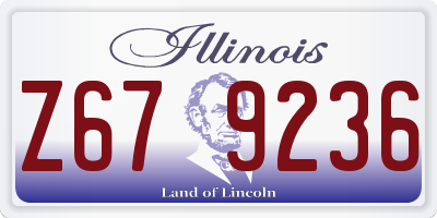 IL license plate Z679236