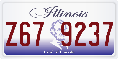 IL license plate Z679237