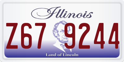 IL license plate Z679244