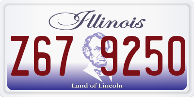 IL license plate Z679250