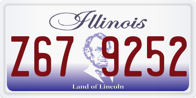 IL license plate Z679252