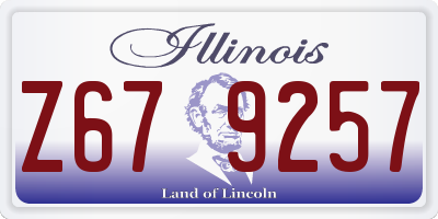 IL license plate Z679257