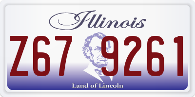 IL license plate Z679261