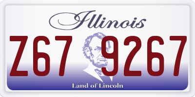 IL license plate Z679267