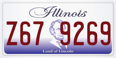 IL license plate Z679269