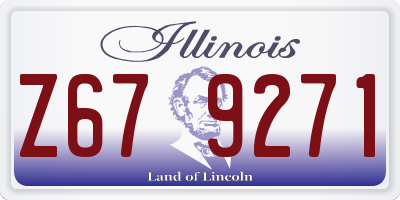 IL license plate Z679271