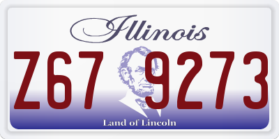IL license plate Z679273