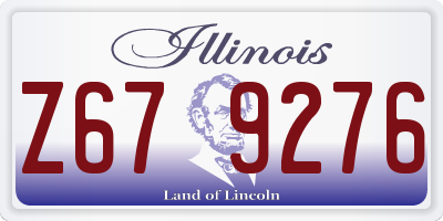 IL license plate Z679276