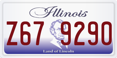 IL license plate Z679290