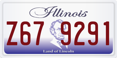 IL license plate Z679291
