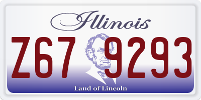 IL license plate Z679293