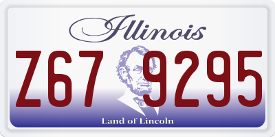IL license plate Z679295