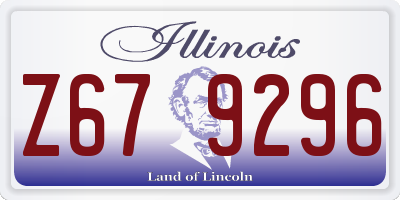 IL license plate Z679296