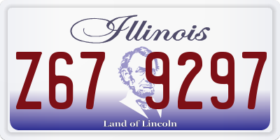 IL license plate Z679297