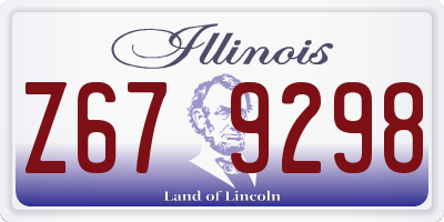 IL license plate Z679298