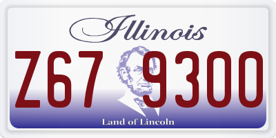 IL license plate Z679300