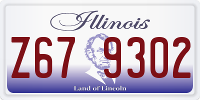 IL license plate Z679302