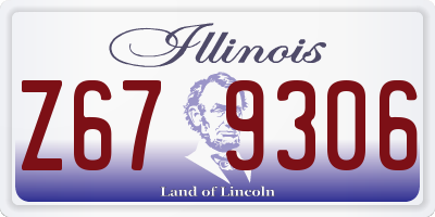 IL license plate Z679306