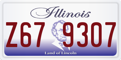 IL license plate Z679307
