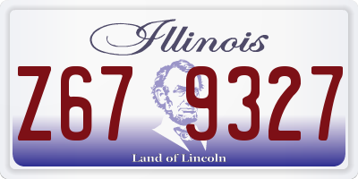IL license plate Z679327