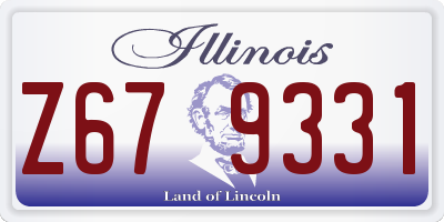 IL license plate Z679331