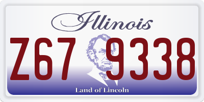 IL license plate Z679338