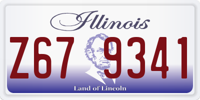 IL license plate Z679341