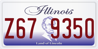 IL license plate Z679350