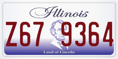 IL license plate Z679364