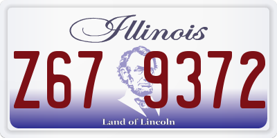 IL license plate Z679372