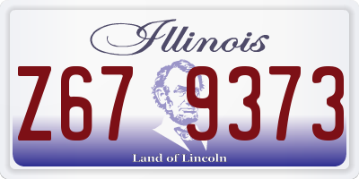 IL license plate Z679373