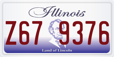 IL license plate Z679376