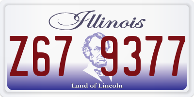 IL license plate Z679377
