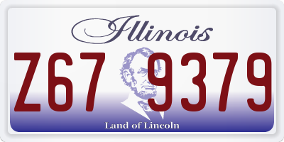 IL license plate Z679379