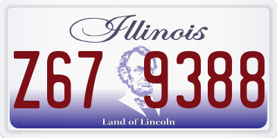 IL license plate Z679388