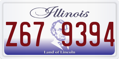 IL license plate Z679394