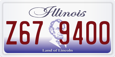 IL license plate Z679400