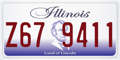 IL license plate Z679411