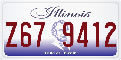 IL license plate Z679412