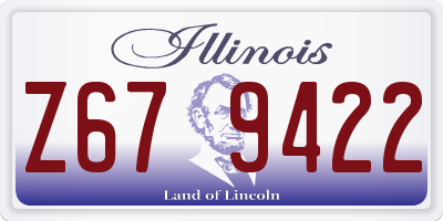IL license plate Z679422