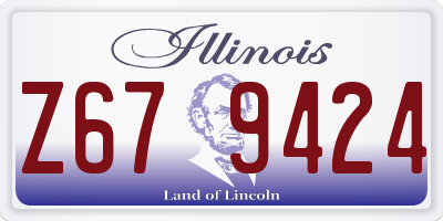 IL license plate Z679424