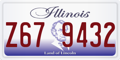 IL license plate Z679432