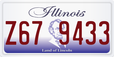 IL license plate Z679433