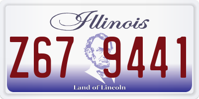 IL license plate Z679441