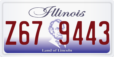 IL license plate Z679443