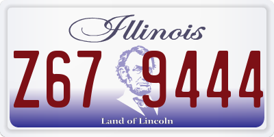 IL license plate Z679444