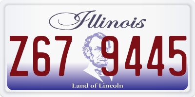 IL license plate Z679445
