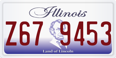 IL license plate Z679453