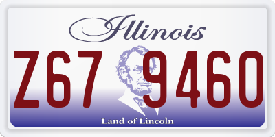IL license plate Z679460