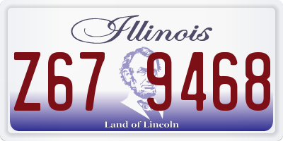IL license plate Z679468